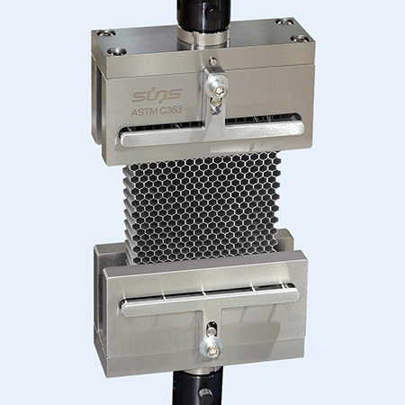 Honeycomb Core Node Tensile Test Fixture